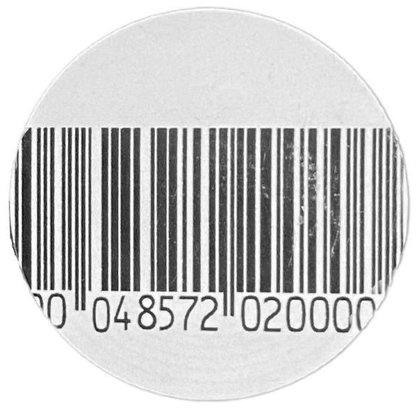 Black Round Labels/Stickers - 1.5 Inch Round Labels 500 Stickers Per Roll