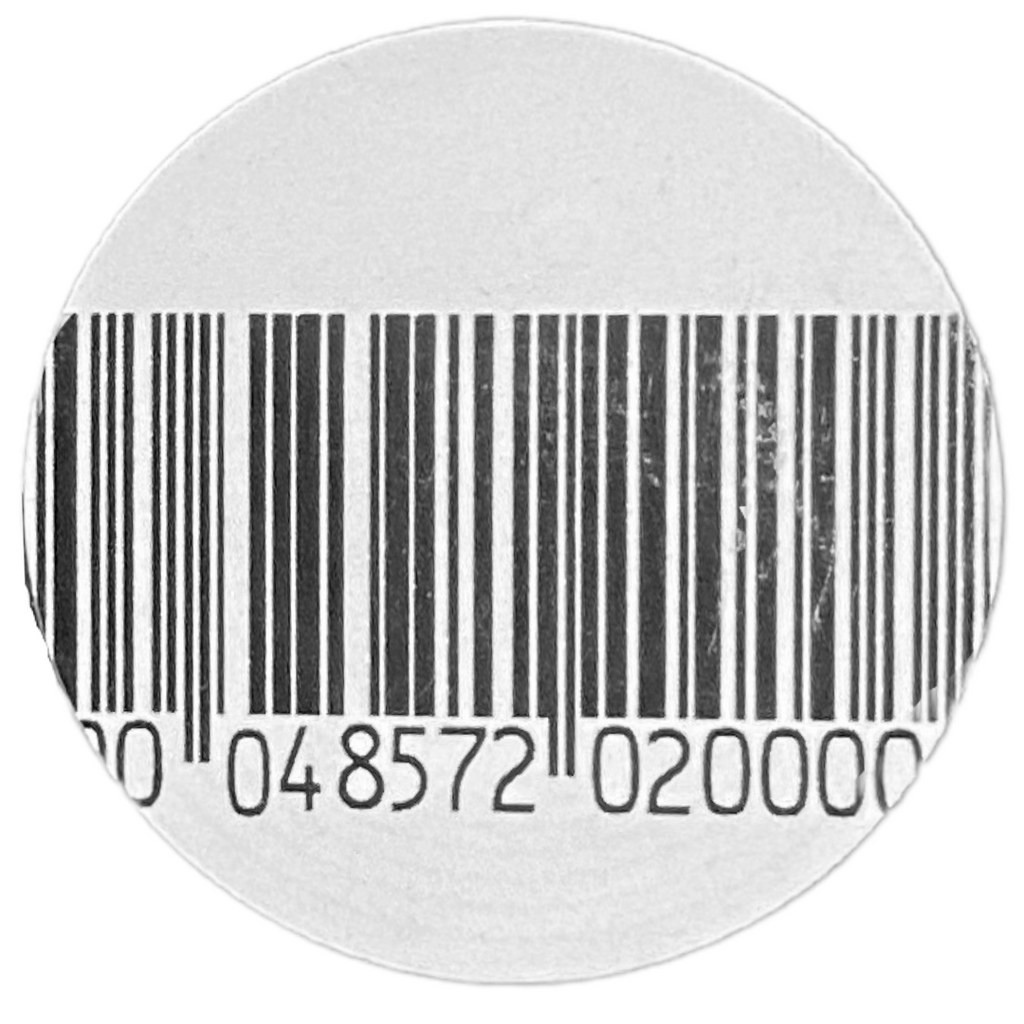 1.2'' Round Barcode Labels (1000/roll, RF 8.2MHz)