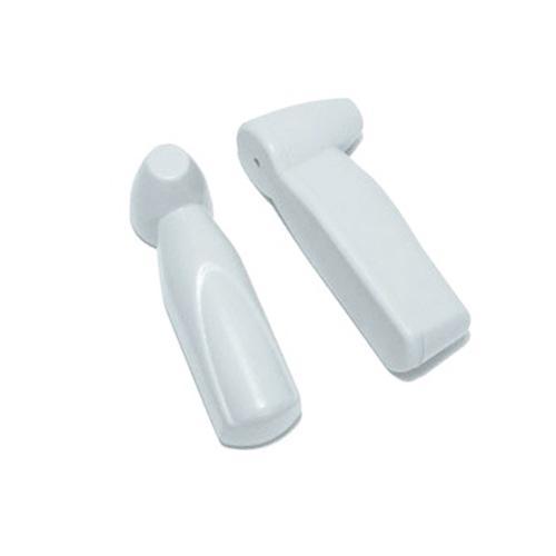 White Midi Pencil shaped AM 58KHz, Electronic article surveillance (EAS) anti-theft tags used by retailers to prevent shoplifting and provide security of merchandise in their stores
